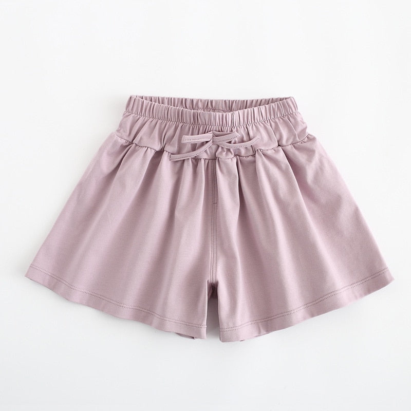 Summer New Girl Trousers Skirt Cotton Shorts Children